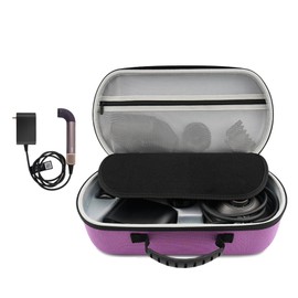 Hzycwgone Travel Case for Dyson Supersonic r Hair Dryer,Hard Portable Carrying Cover Storage Bag for Dyson Supersonic R Attachement Accessories,Purple