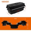 KENDO Caja de herramientas vacía de plástico ligera y extremadamente