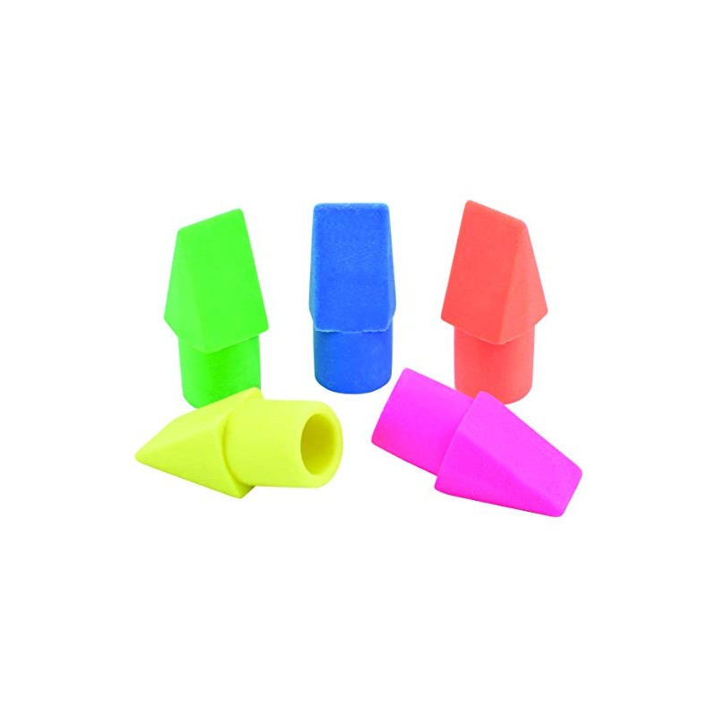 Maped Helix USA - Classic Pencil Cap Erasers, 15-Pack -