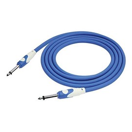 Cable para instrumento Kirlin profesional, 6 metros plug 1/4, LGI201 colores (Azul)