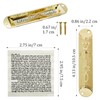 MrMrKura Mezuzah with Scroll for Door, Metal Mezuzah Case with