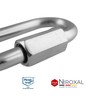 8 mm Stainless Steel Screw Connector V4A Screw Carabiner Chain