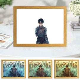 Bocguy LED Wall Art Decor, LED Desktop Frame for Home Decoration, Creative Bedroom and Gift