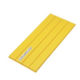 pa-man A904P Cover Pad Luggage Cushioning Material, 16.5 x 35.4 inches (420 x 900 mm), Thickness 1.0 inches (25 mm), Yellow
