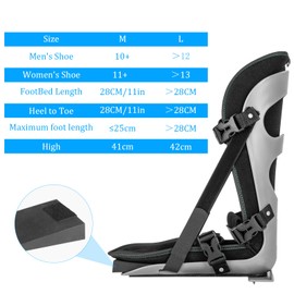 Plantar Fasciitis Night Splint, Night Splint for Plantar Fasciitis Women & Men Achilles Tendonitis, Stretch Boot, Sleeping Boot, Fascia, Calf Tendon Stretching, Arch pain, Right & Left Foot(Medium)