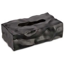 Essey 14414 Wipy II Tissue Box Cover, Black