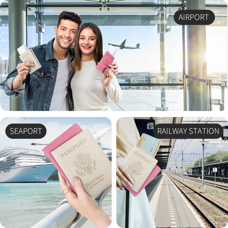 Vaccination Passport Holder, White, 1pack