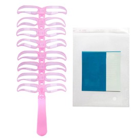 Eyebrow Stencils for Shaping,Reusable Brow Shaper Set 8 Styles - Washable Portable Eyebrow Shaping Stencils for Women Travel Daily Party Date Night