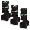 LACEEZE Bands Max size 3 PACK black bands fits shoe