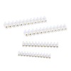 6 Pack Clear Electrical Terminal Blocks，Wire Connectors for Secure and