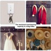 Chanvoo Light Switch Plate Hooks, 3 Pack Tiny Wall Mounted