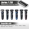 2 Stück Ersatz-Scherkopf Kompatibel mit Braun Series 7, 73S Rasierköpfe
