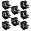 8PCS Black 90 Degrees Glass Clamp for 10-12mm Thickness