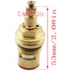 Faucet Valve Ceramic Stem LQ Industrial 1Pair 20 Teeth Ceramic