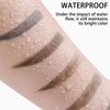 2Pcs Tattoo Eyebrow Gel, Easy Peel-Off (Brown, 2Pcs)