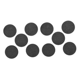 NOLITOY 10 Pcs Replacement Heads for Trimmer Dead Skin Callus Remover Foot Cleaning Tools Black