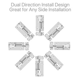 2 pcs 3 Inch Barrel Bolt Security Lock, Stainless Steel Slide Latch Lock with Screwdriver Slide Door Latch for Chests, Cabinets, Windows, Fences