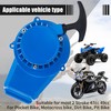 Tunejoy Pull Starter Motorcycle Recoil Starter Pocket Bike Aluminium Easy