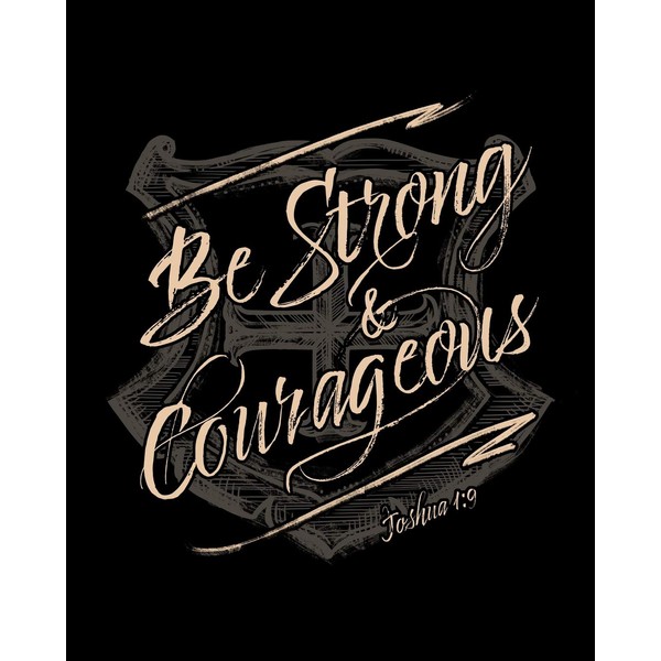 Be Strong and Courageous Joshua 1:9: 7 Blank Chord DiagramS