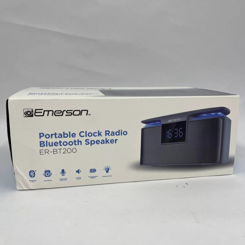 Emerson Portable Bluetooth Speaker ER-BT200 Brand New