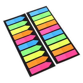 SAFIGLE 10 Sets Tip Index Sticker Tabs Transparent Highlighter Tape Transparent Page Sticky Notes Flag Tabs Colored Highlighters Annotating Tabs The Pet It Can Move