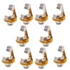 Sopepoyie 6.35mm1/4 inch Microphone Audio Mono TS Socket Female Connector