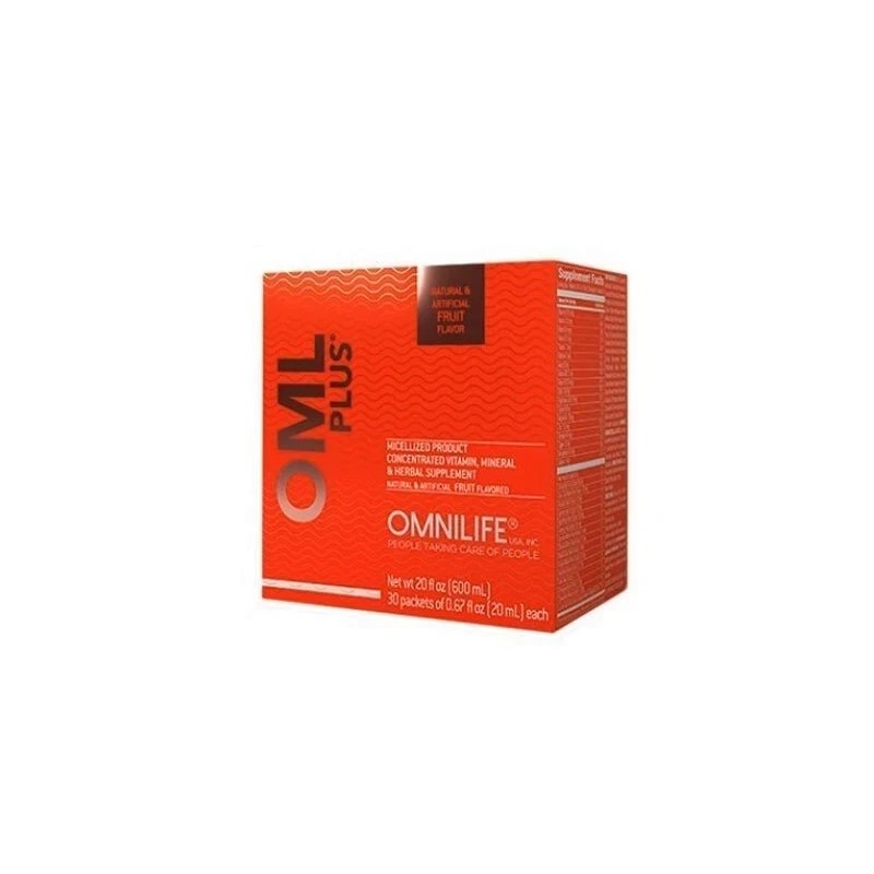 OMNILIFE OML PLUS Vitamin Mineral Herbal 30 packs Fruits(Frutas) Exp