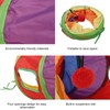 Pet Tunnel Iridescent Foldable Cat STunnel with Interactive Ball and