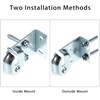 Sumnacon Metal Window Shade Brackets-4PCS Roller Shade Hardware Inside and