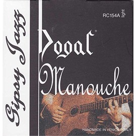 Dogal RC154A MANOUCHE Acoustic (Silk and Steel) Silverplated Wound, light