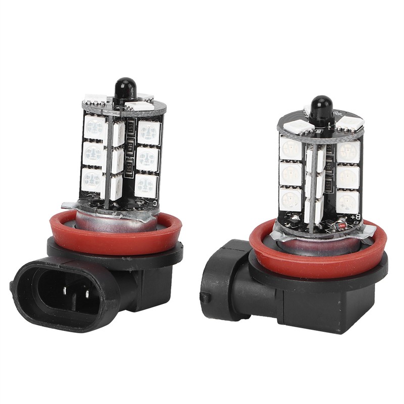 Colorful LED Fog Light Strobe Blub with Remote Control 12-24V