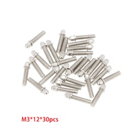 DKKY Simulation Model Car M3 Hexagonal Screws Metal Wheel Hub Screws Kit Metric Screws for RC Model Car 30PCS (M3*12)