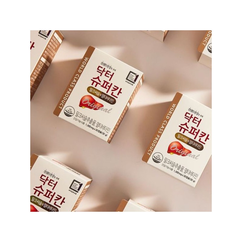 Dr. Supercan 현 빈 닥터슈퍼칸 밀크씨슬멀티비타민 6개월분 실리마린 Hyun Bin
