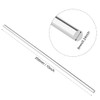 sourcing map Acrylic Round Rod,Clear,1/4 inch Diameter 10inch(247mm) Length,Solid Plastic