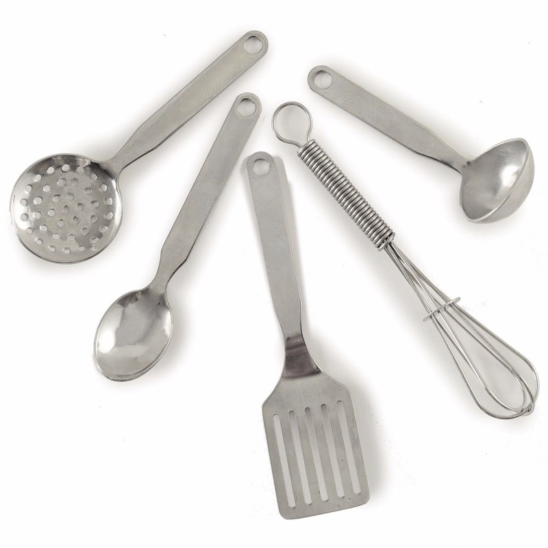 Norpro 3090D Ornamnt Mini Cooking Serving Utensils and Whisk Set