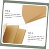 GRIRIW 2pcs Travelers Notebook Inserts Blank and Kraft for Refills