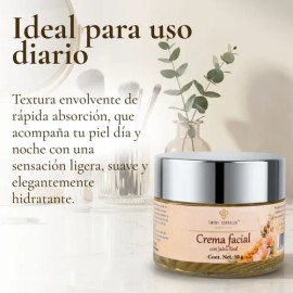 Crema Facial Jalea Real, Rosa Mosqueta Y Cera De Abeja 50 G
