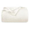 PHF Ultra Soft Waffle Weave Blanket King Size 104"x 90"-