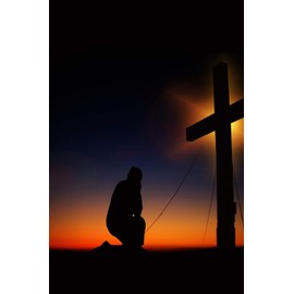 Prayer at the Cross Journal: 100 Pages 6 X 9 Christian Inspirational Journal Notebook