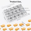 Gold Fish Cracker Cutter, 25 Cavity Fish Cookie Cutter with