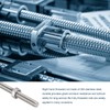 Rebower Fully Threaded Rod (with 12 Pcs Hex Nuts),Stainless Steel