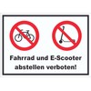 HB-Druck Bicycle and E-Scooter abstellen verboten A4 (210 x 297