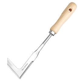 Crack Weeder,1pc Crack Weeder Crevice Weeding Tool,12.2”Sidewalk Crack Weeder, L-Shaped Puller Spatula,Sidewalk Weed Removal Tool Compact Garden Weed Puller Tool for Yard, Driveway, Weeding Knife