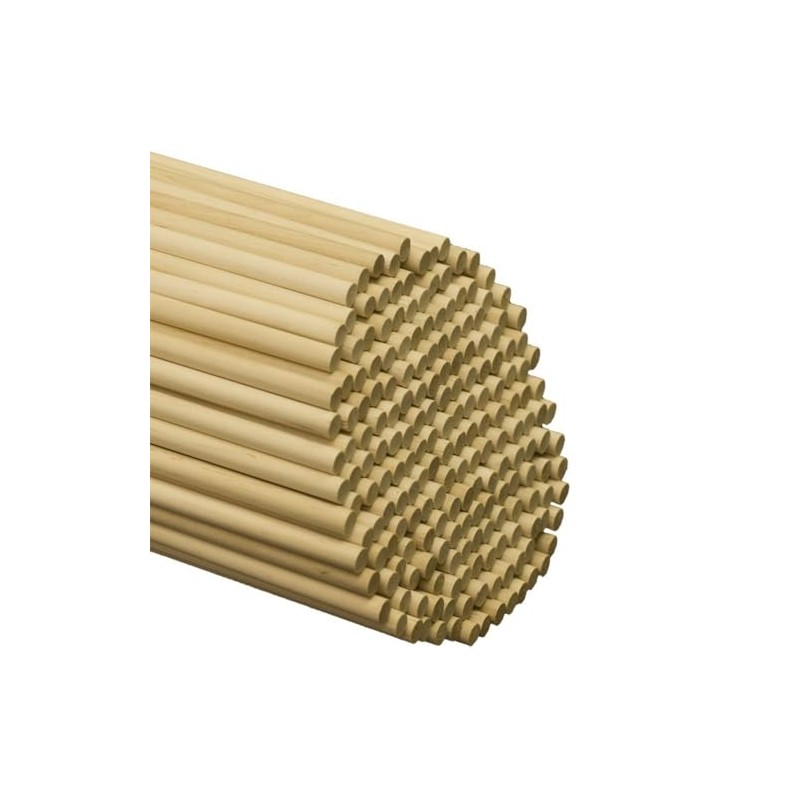 Perfect stix Wooden Bamboo dowels. 13 inch x 1/4 Pack