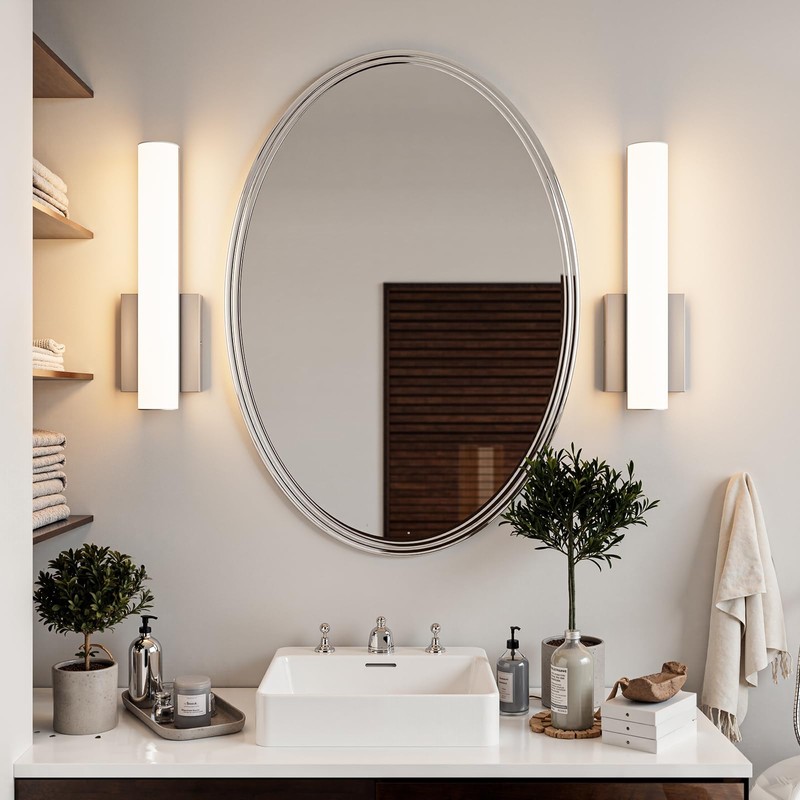 Aoceley 15.7 Inches Modern Bathroom Led Wall Sconces,18W 3000K Hardwired
