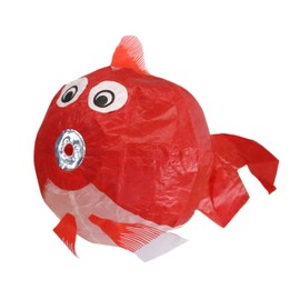 Traditional Paper Balloons, Goldfish, No. 5 (Diameter 6.7 inches (17 cm), Set of 5