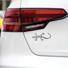 3D Lizard Car Truck Label Emblem Sticker Gold SE00004 100ea