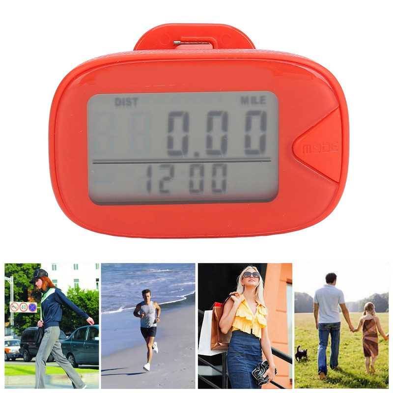 Walking Pedometer Large Digital Display Multifunctional Lightweight Accuracy Memory Step