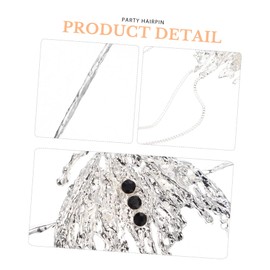 Minkissy Satin Ribbon Hairpin Headdress for Bride Headpiece No Crease Hair Clips Women Headdress Accessory