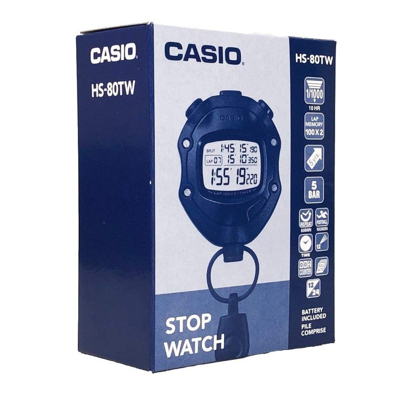 Casio HS-80TW-1EF Handheld Stopwatch
